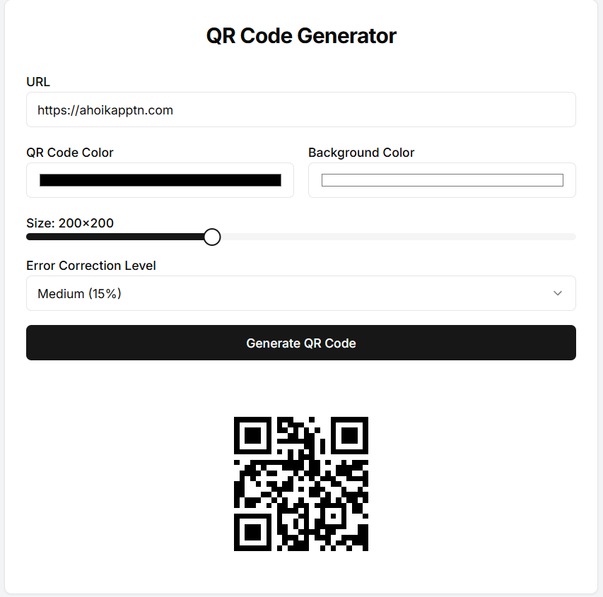 QR Code Generator